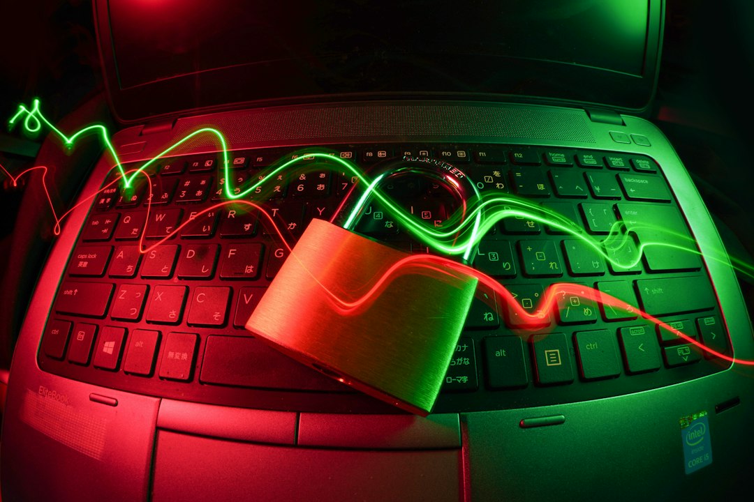 Digital padlock graphic representing Nevada election cybersecurity